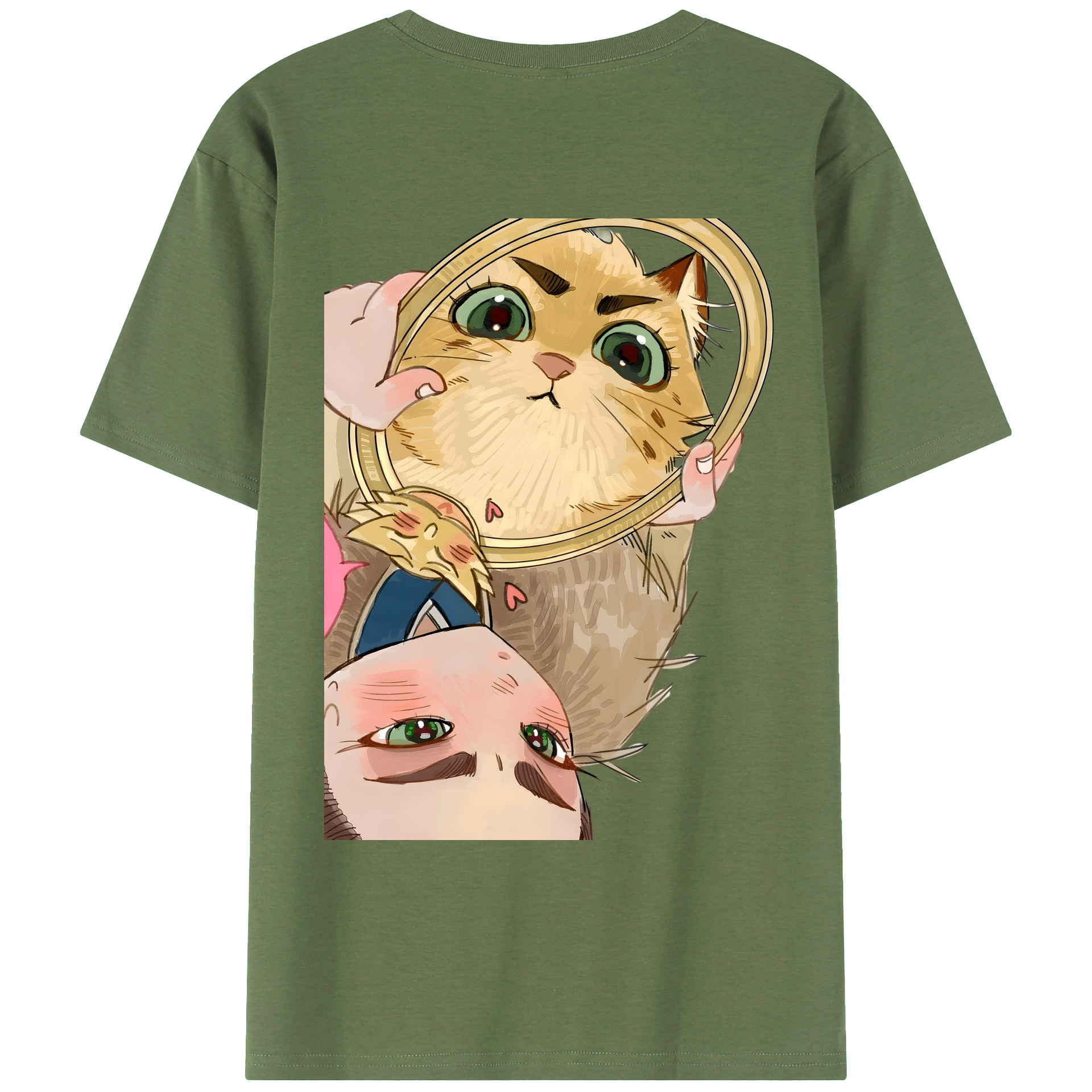 （画像用） Ne Zha 2 ナタ 魔童の大暴れ 綿100％ メンズ半袖Tシャツ（バックプリント） 通気性